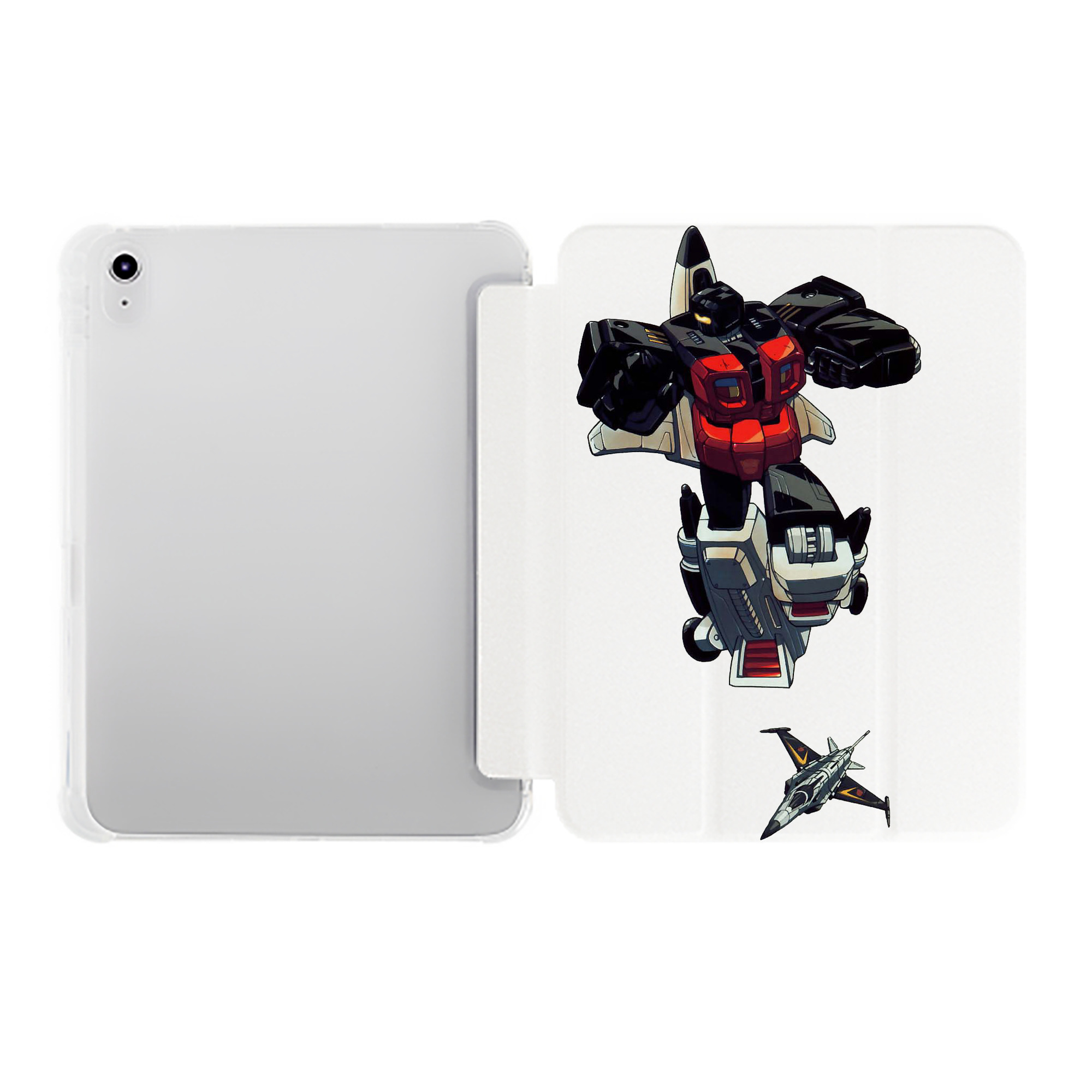 （画像用）  IPad ケース ペン収納付き 三つ折りスタンド PUレザー×シリコン 対応機種9.5/10.5/10.9インチ